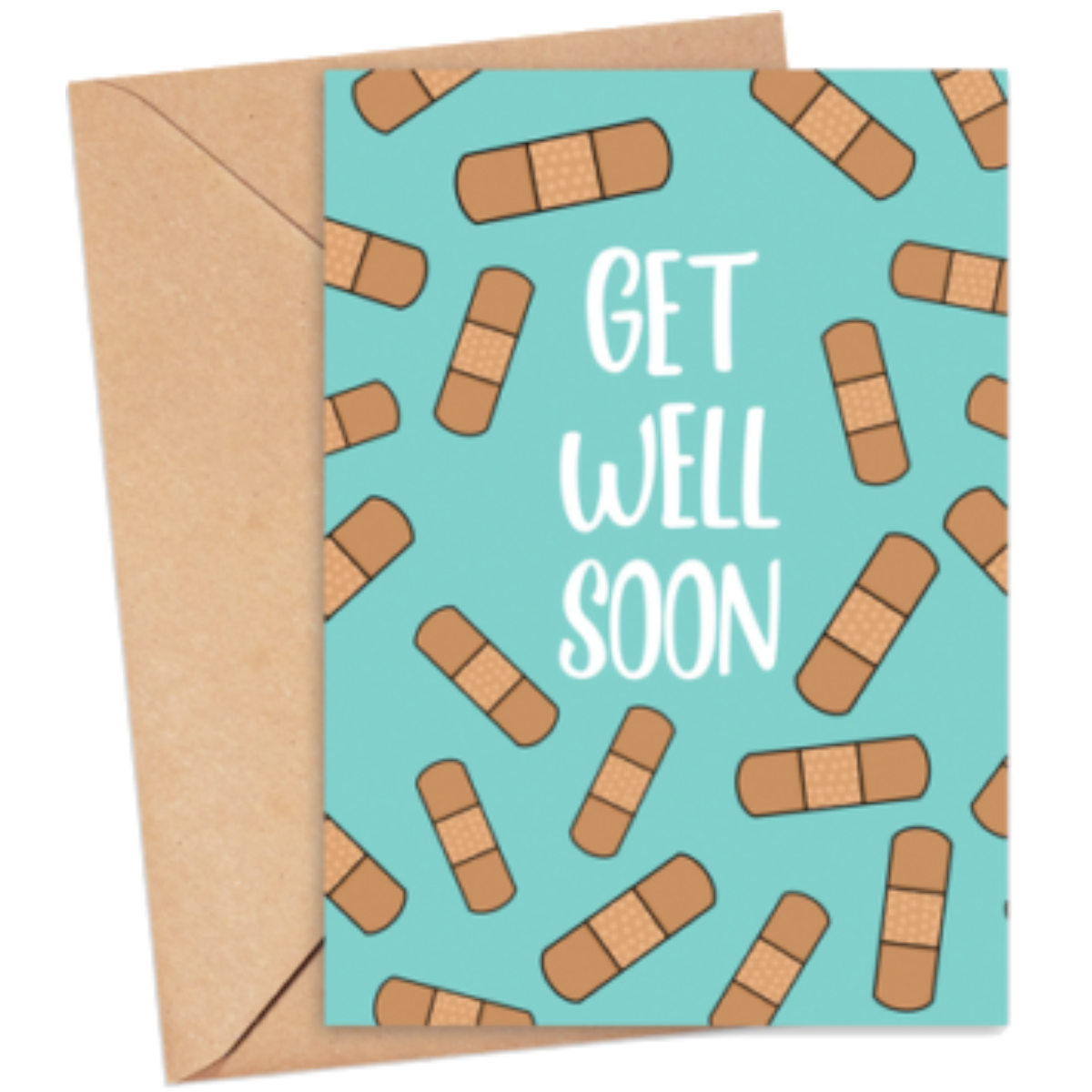 Get well soon greeting card