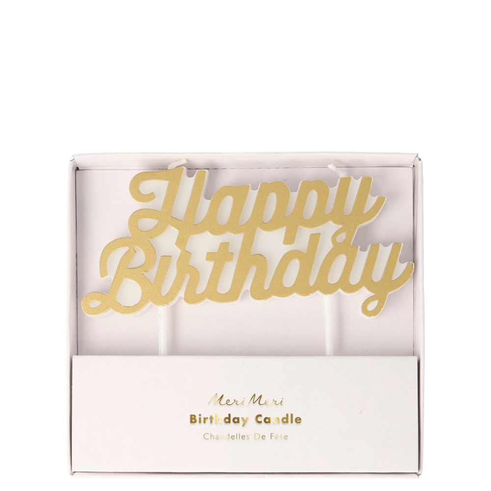 Happy Birthday Candle