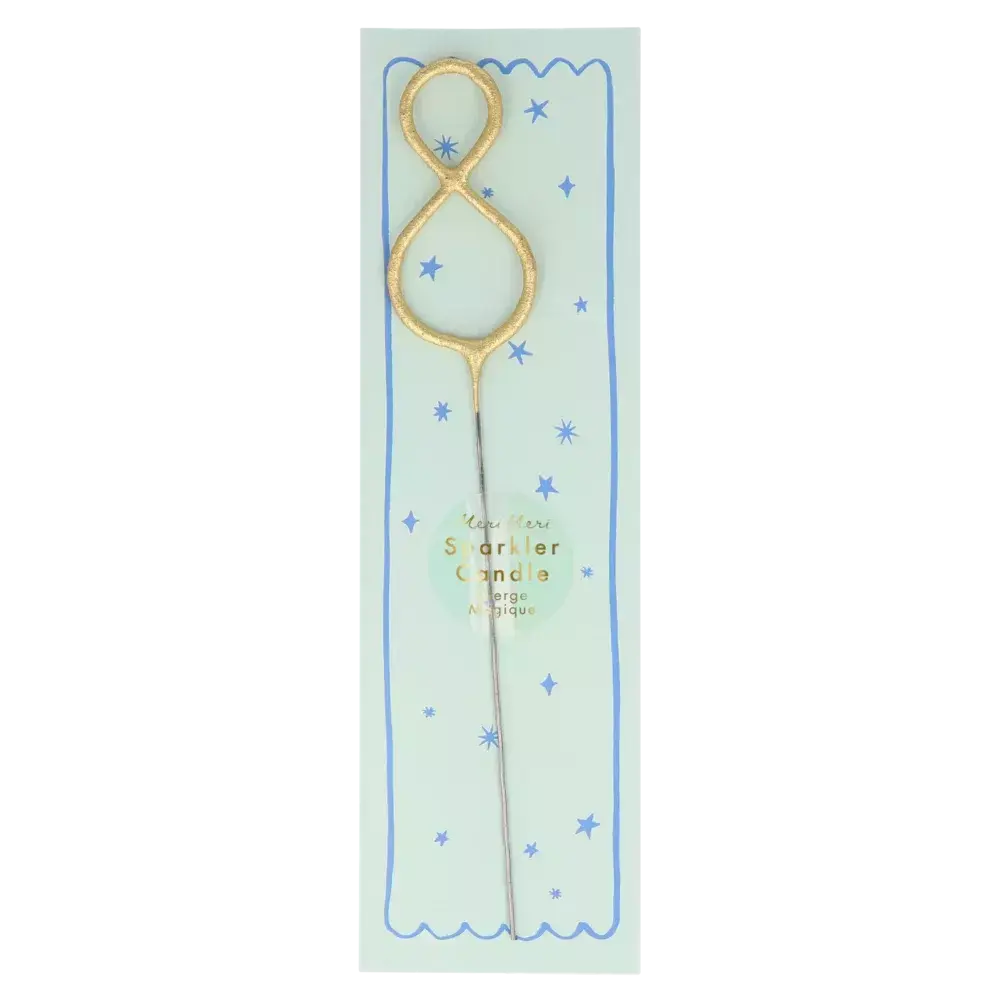 Sparkler Number Candles