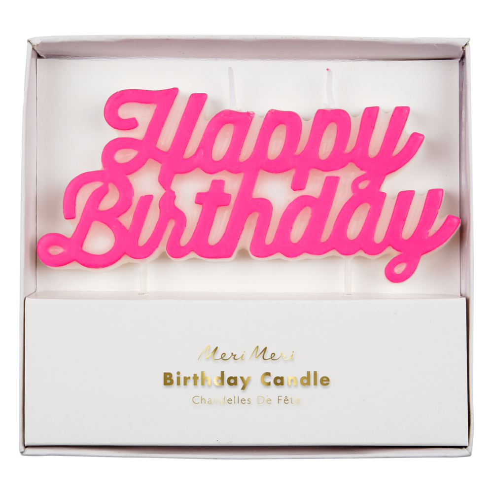 Happy Birthday Candle
