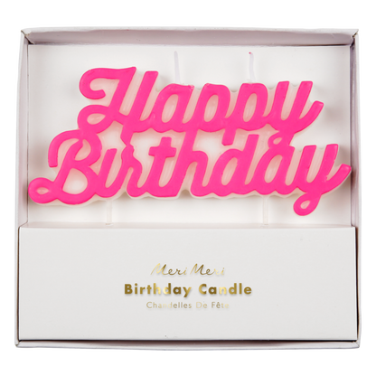 Happy Birthday Candle