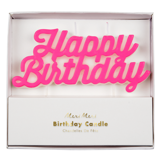 Happy Birthday Candle