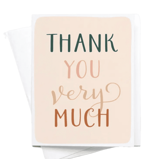 Thank You Very Much Card