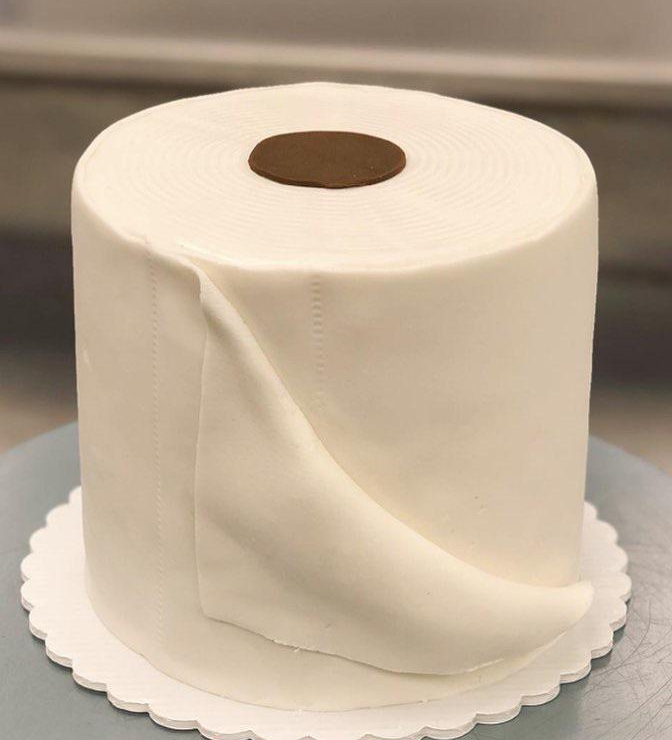 Toilet Paper Cake