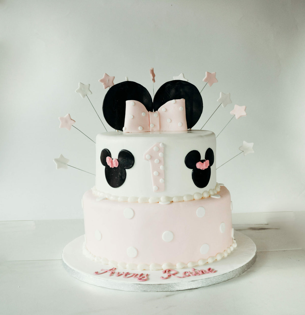 Minnie Mouse Cake - Option A, 2 Tier