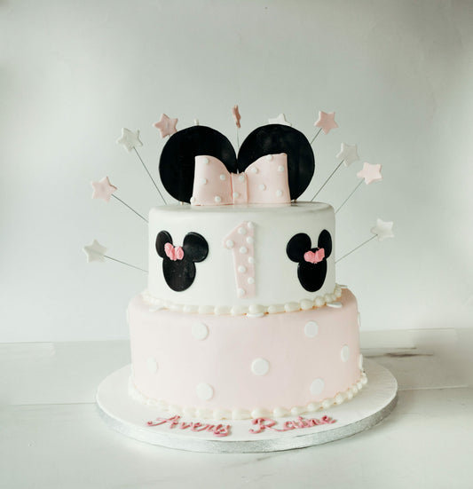 Minnie Mouse Cake - Option A, 2 Tier