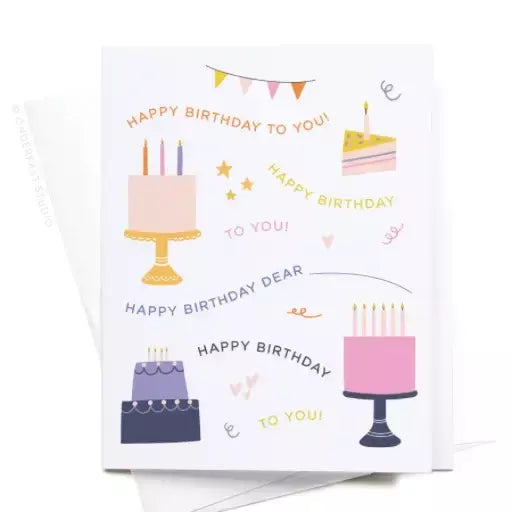 Happy birthday song card