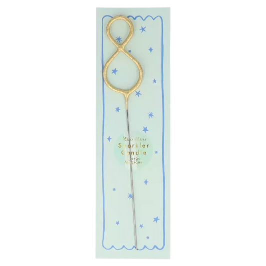 Sparkler Number Candles
