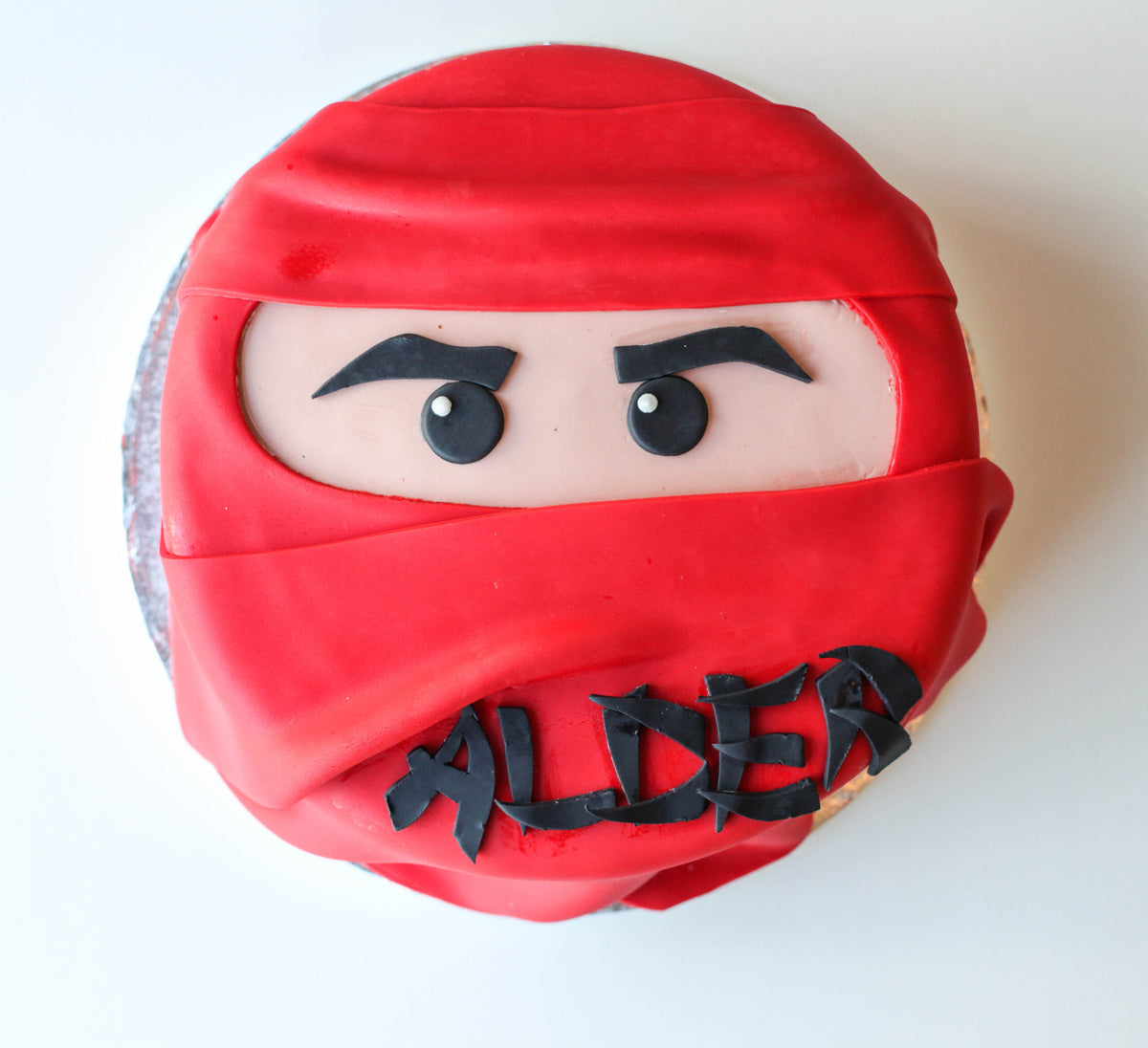 Custom cake decorated with a Ninjago theme
