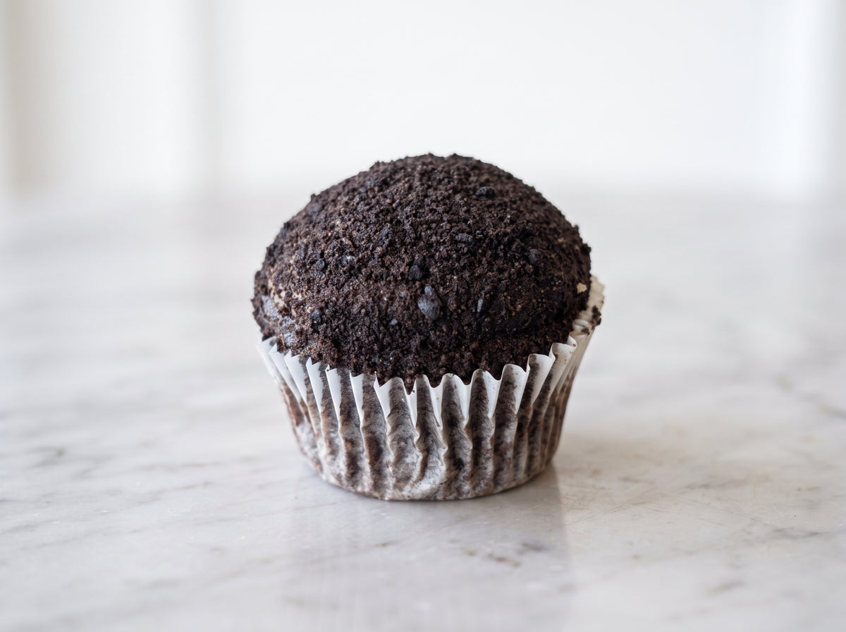 Chocolate Cookie Cream Cheese Cupcake