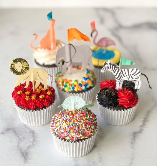 Circus Animals Cupcakes