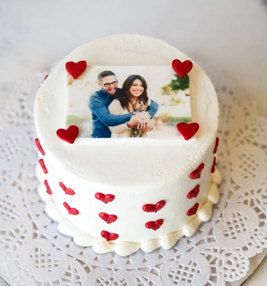 Sweetheart Photo Cake