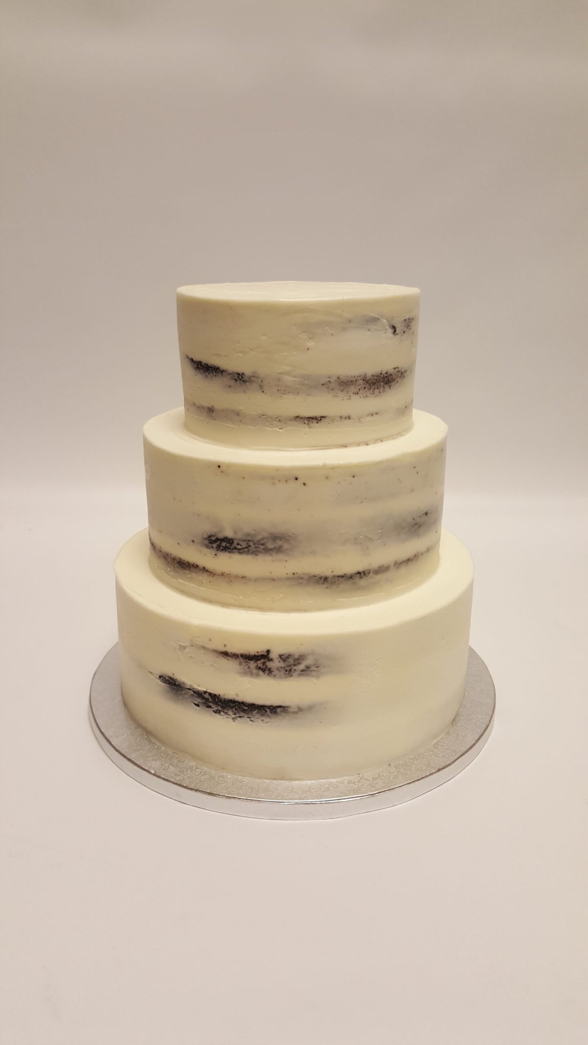 Semi-naked Cake - Option A, 3 Tier