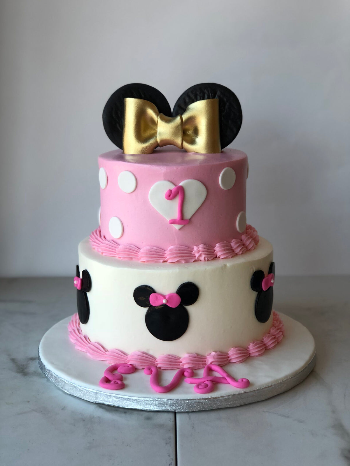 Minnie Mouse Cake - Option B, 2 Tier