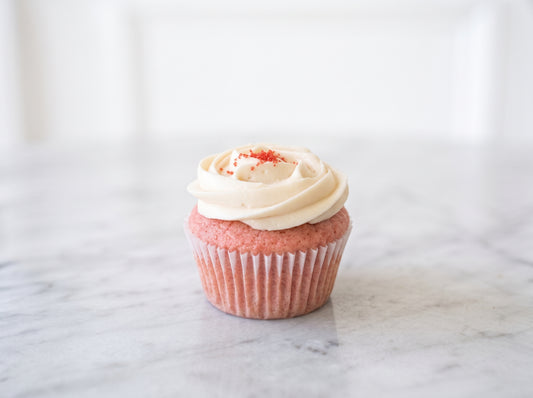 Strawberry Cream Cheese Cupcake