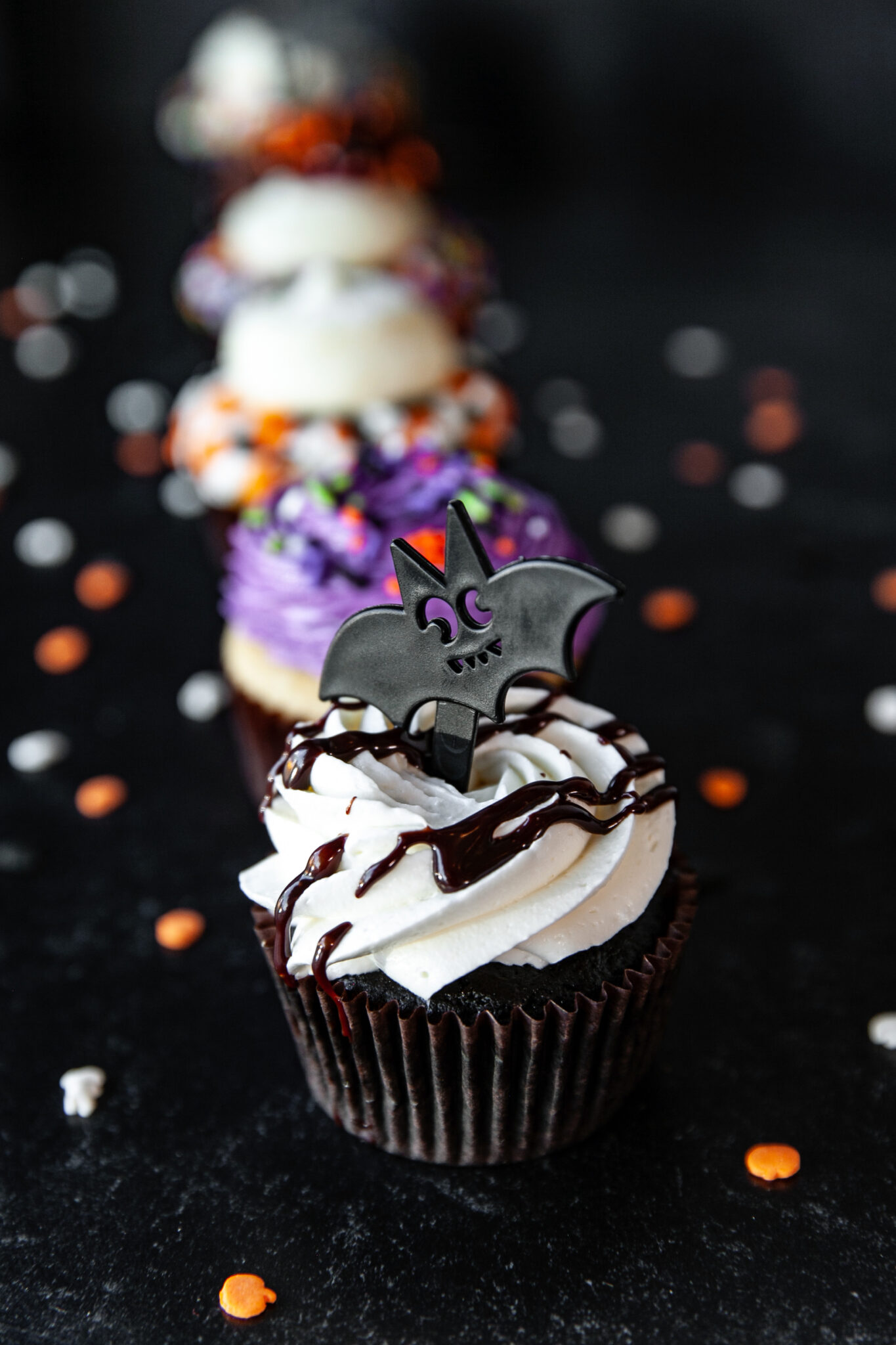 Frightfully Fun Halloween Themed Wedding Cupcakes